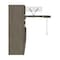 Bestar Bestar Viva 72W L-Shaped Standing Desk with Dual Monitor Arm and Storage in walnut grey & white 19853-35 - alternate 6